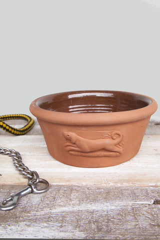 Terracotta Dog Bowl